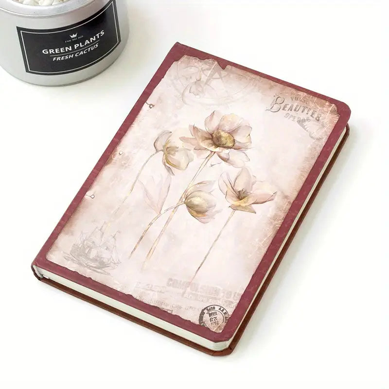Vintage retro Undated Journal I Aesthetic Retro Edition with thick pages
