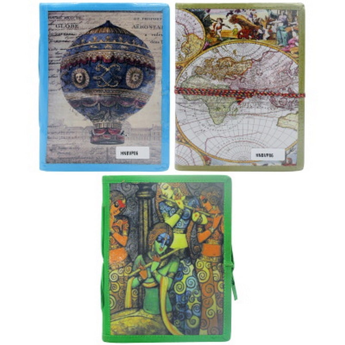 jags-mumbai Notebooks & Diaries Handmade Note Book  Vintage Print Big 8X6 Inch HNBVP86