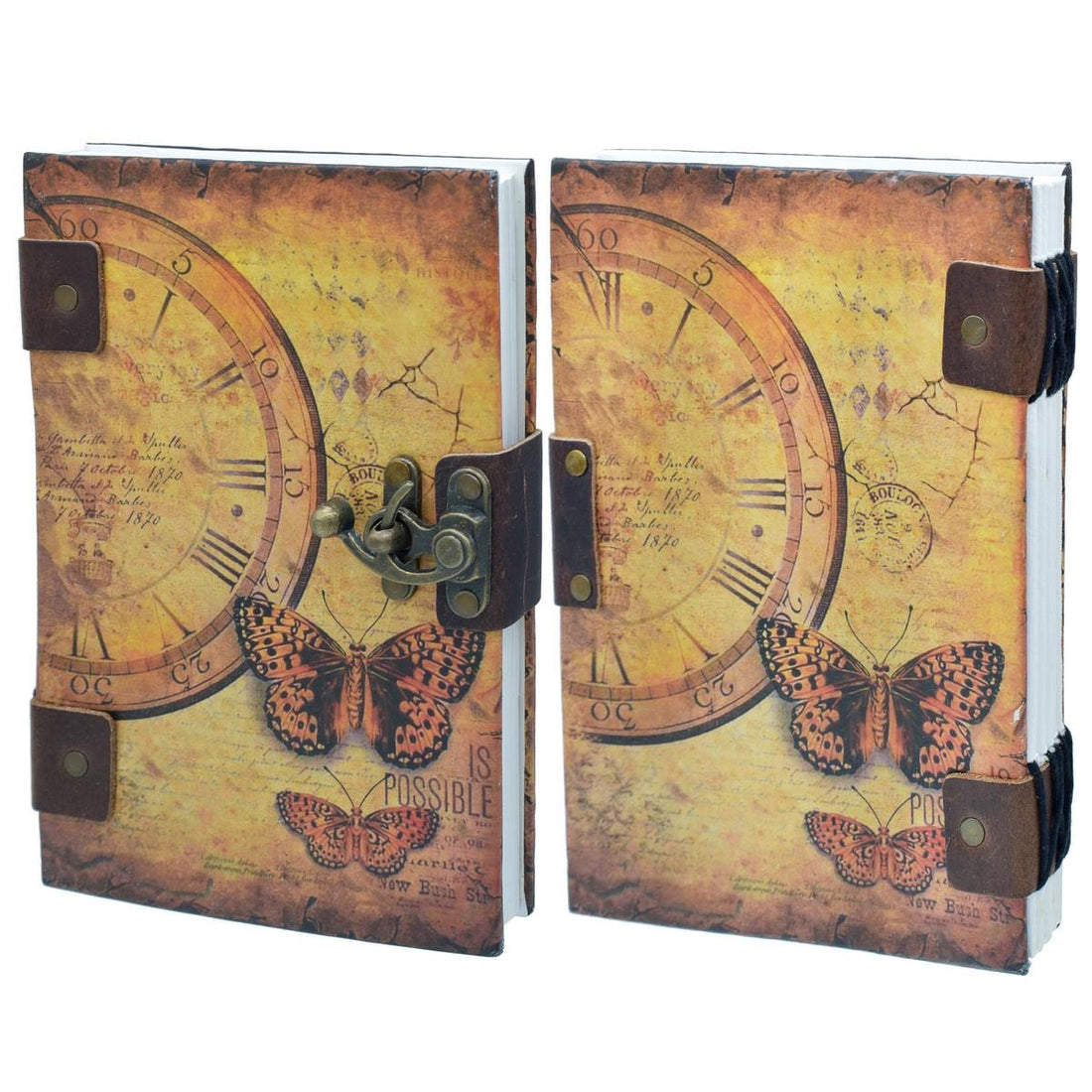 Handmade Note Book Butterfly 7X5 JKF901