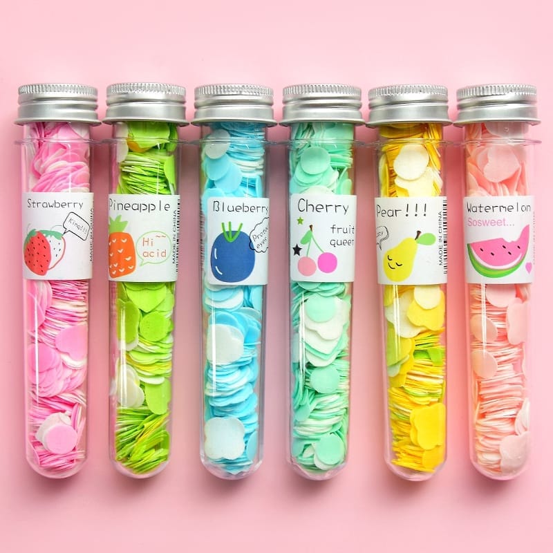 MG Traders Household Goods Fruity tube Hand Washing Cleaning Paper Soap Flakes  ( pack of 1 tube)