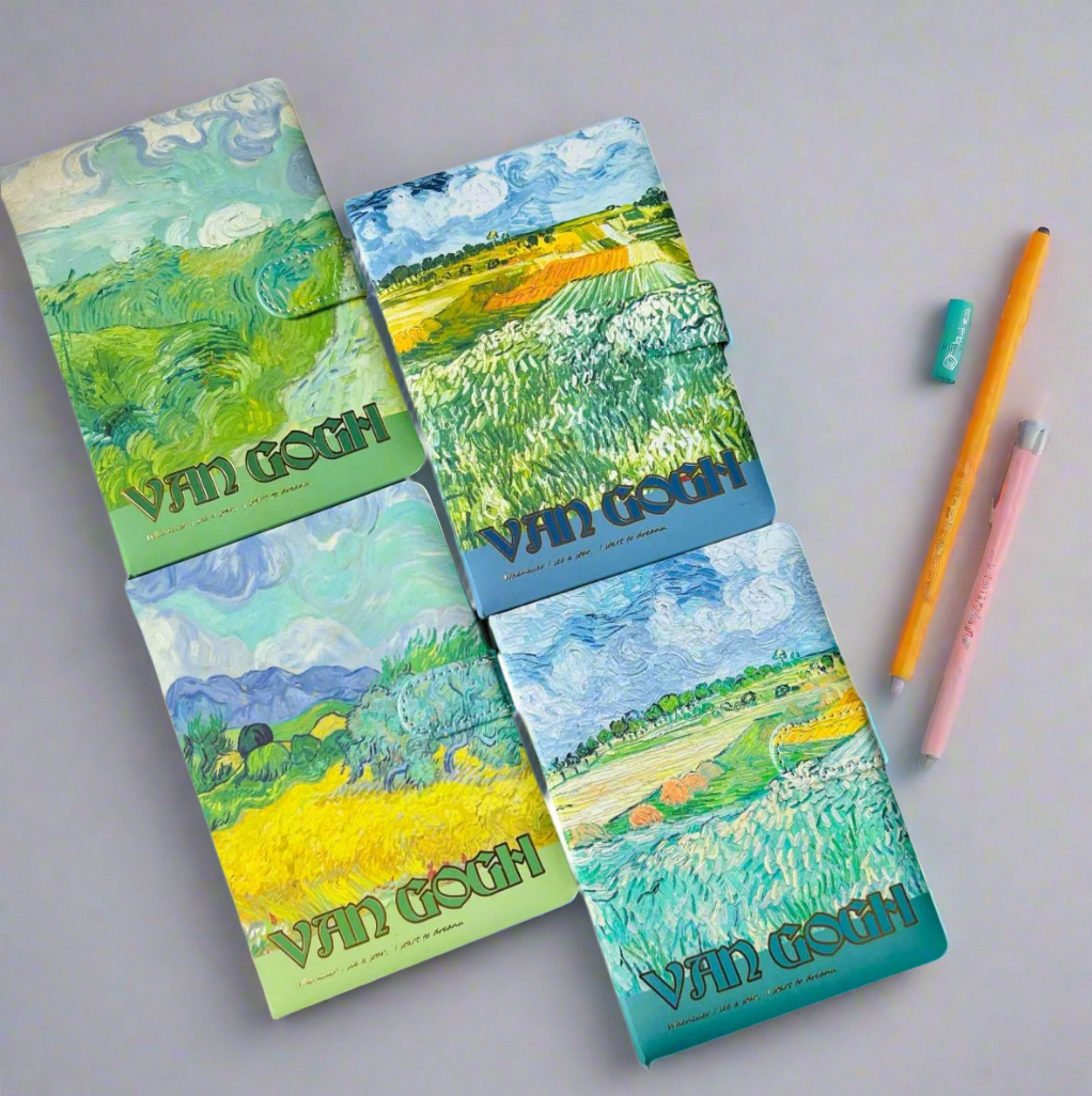Van Gogh Landscape Journal Diary with magnet lock for 2025